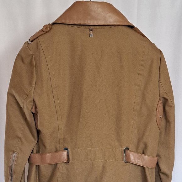 RUDSAK MADE IN CANADA moto crop JACKET Sz LARGE CANVAS & LEATHER RARE A GEM WO - Picture 9 of 15
